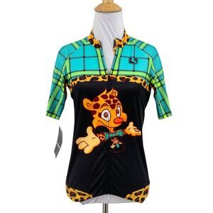 Giordana Cycling Jersey Womens M Medium Scatto Pro Short Sleeve Hyper Kidz Logo